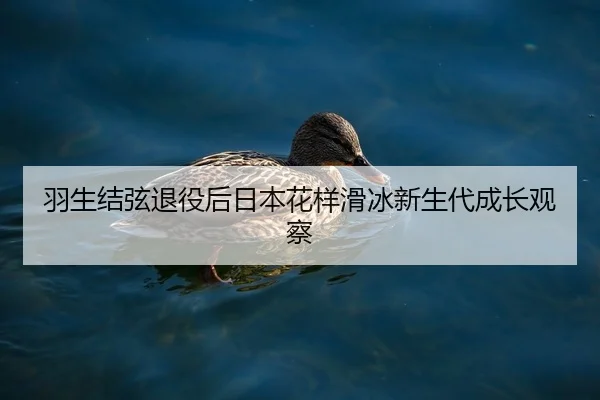 羽生结弦退役后日本花样滑冰新生代成长观察